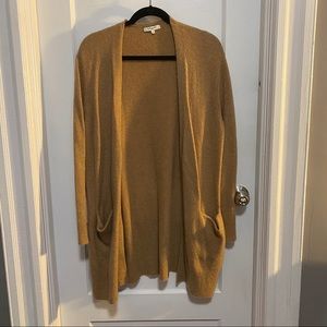 Madewell Camel Open Cardigan
